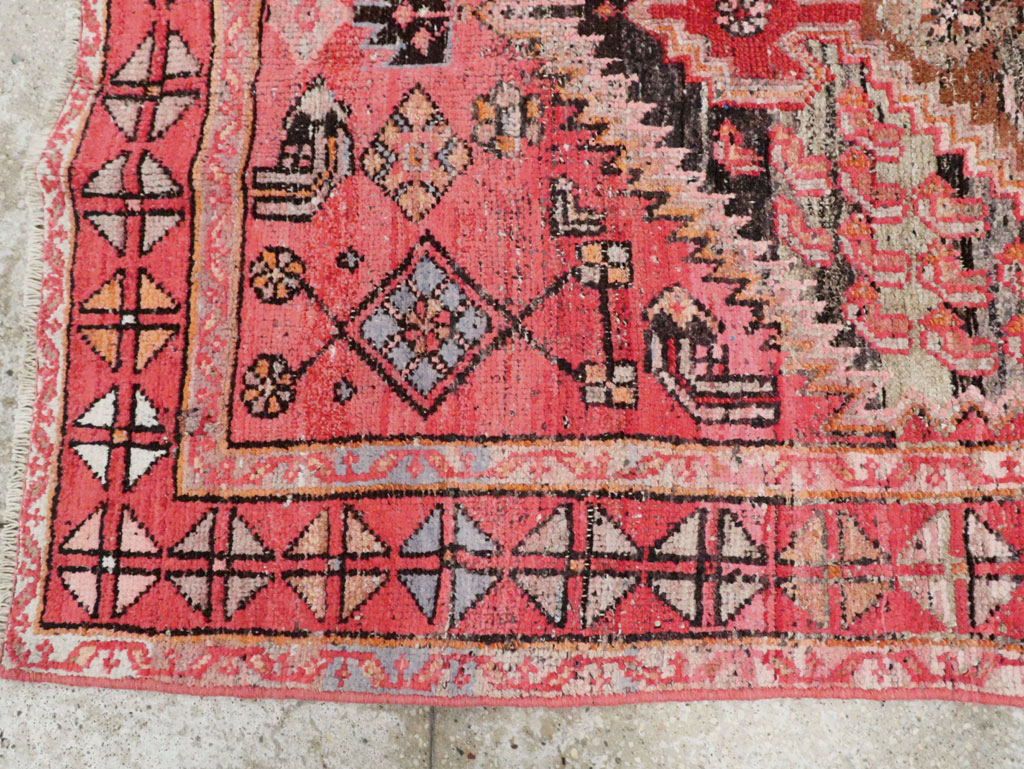 Vintage Persian Malayer Rug, No.27440 - Staging