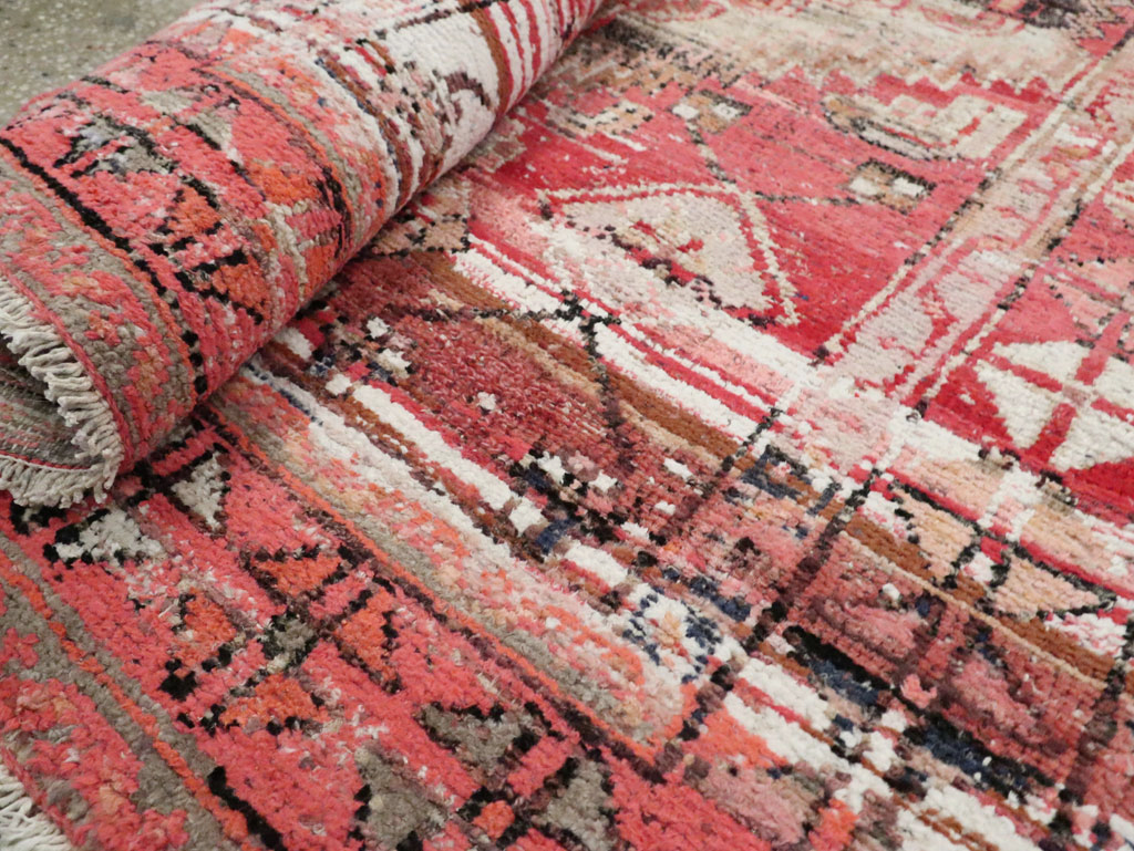 Vintage Persian Malayer Rug, No.27440 - Staging