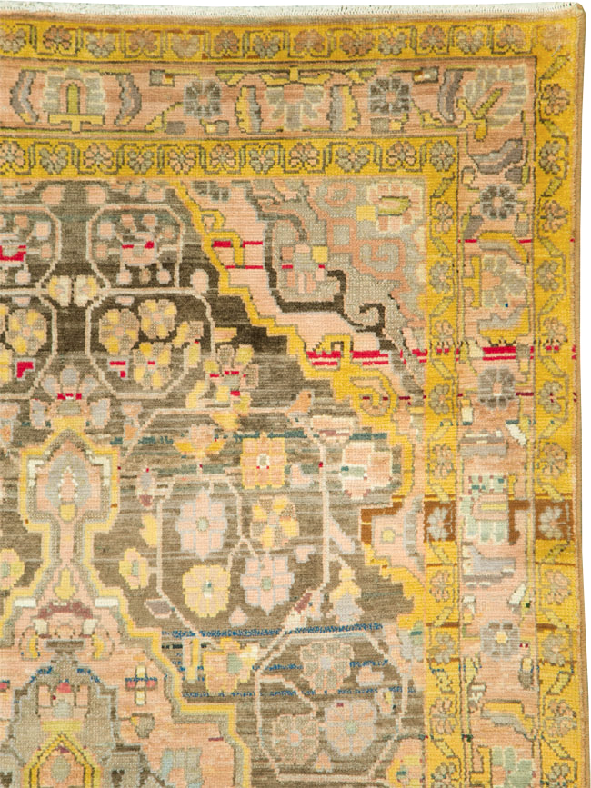 Vintage Persian Hamadan Rug, No.27449 - Staging