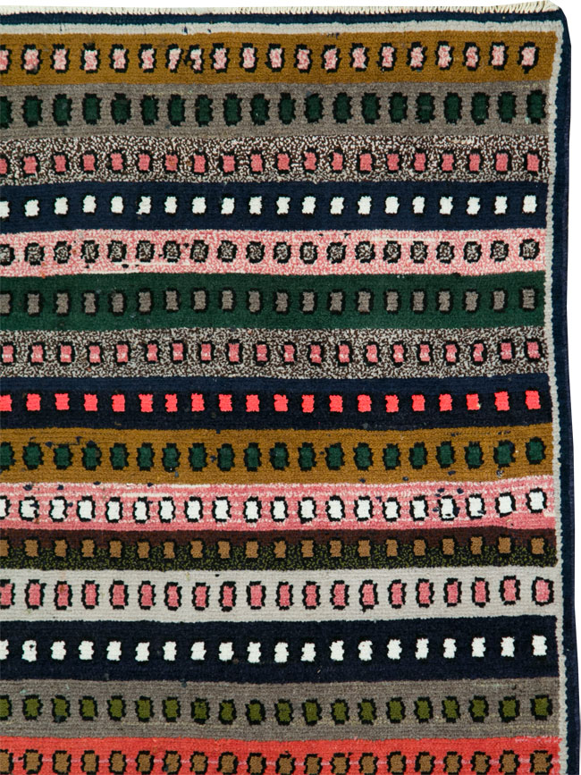 Vintage Persian Hamadan Runner, No.27450 - Staging