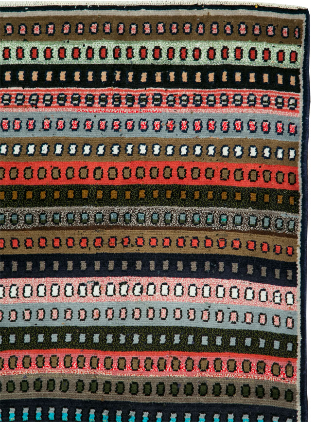 Vintage Persian Hamadan Runner, No.27450 - Staging