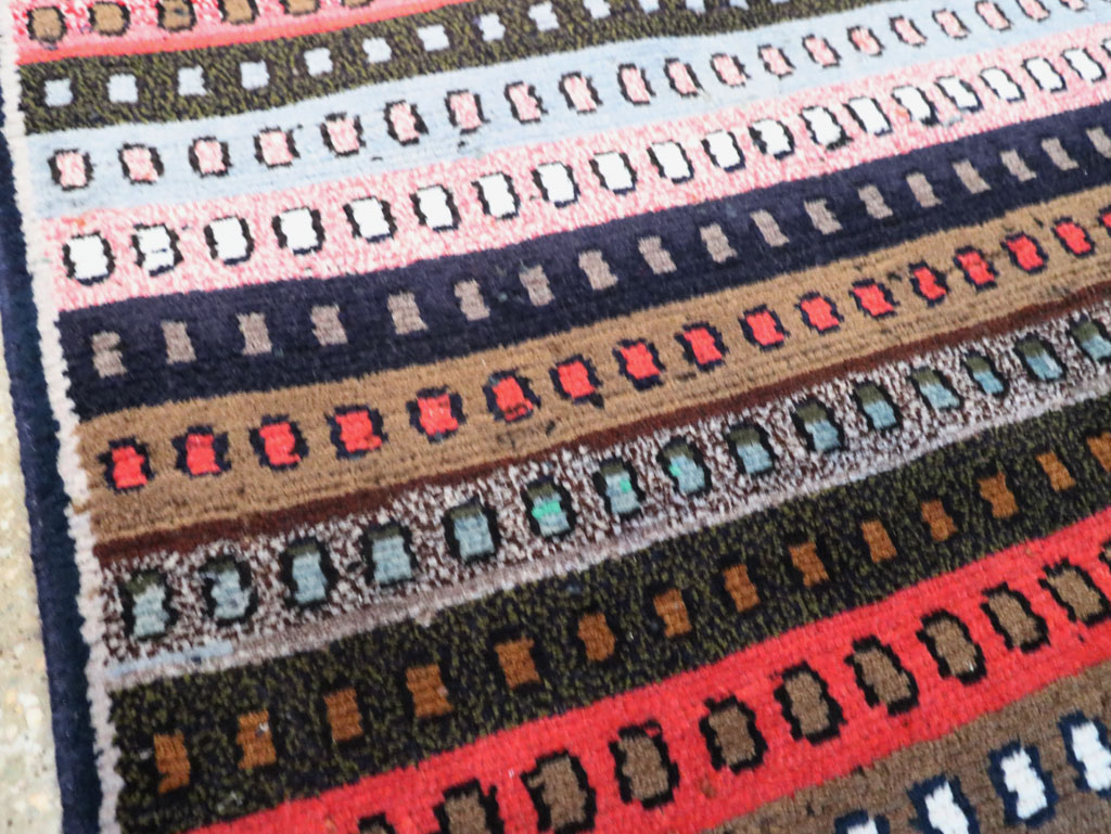 Vintage Persian Hamadan Runner, No.27450 - Staging