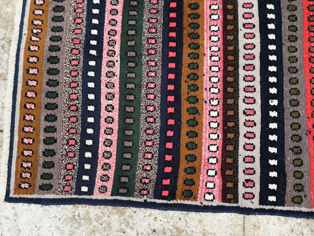 Vintage Persian Hamadan Runner, No.27450 - Staging