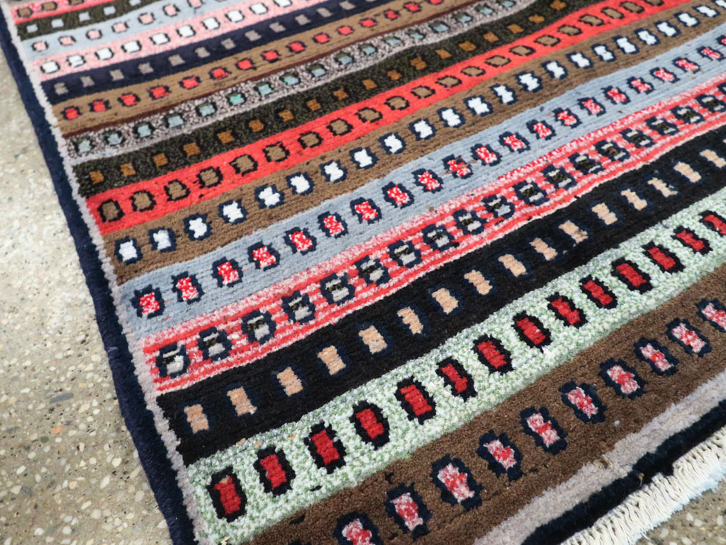 Vintage Persian Hamadan Runner, No.27450 - Staging