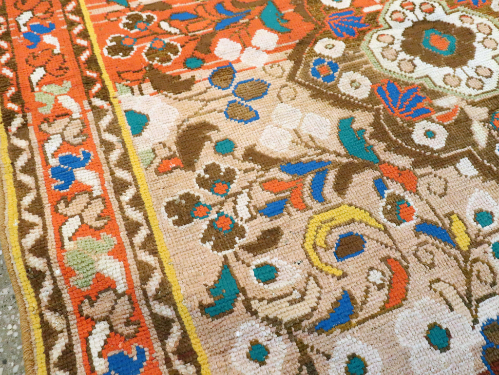 Vintage Persian Hamadan Rug, No.27452 - Staging