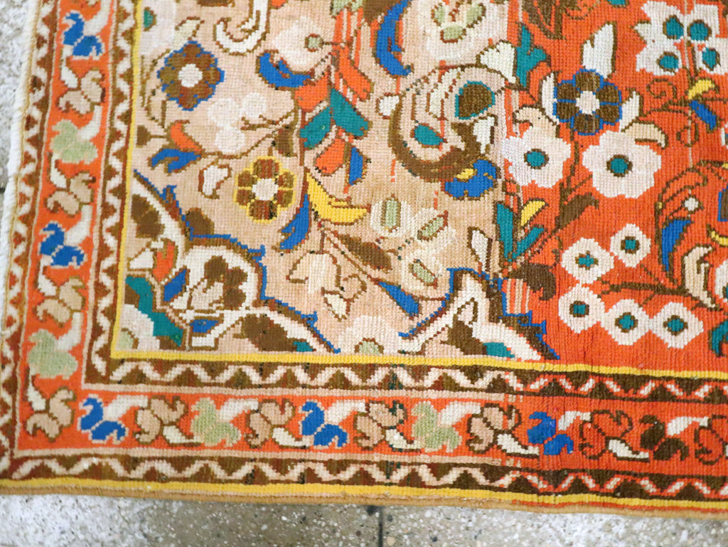 Vintage Persian Hamadan Rug, No.27452 - Staging