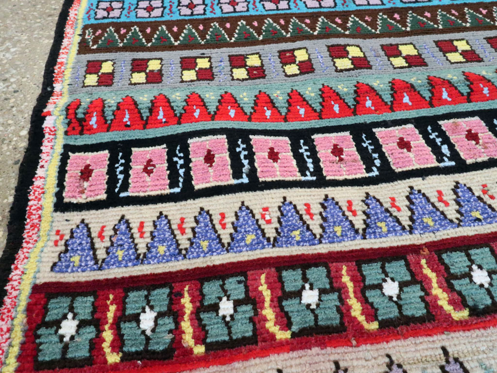 Vintage Persian Mahal Runner, No.27453 - Staging