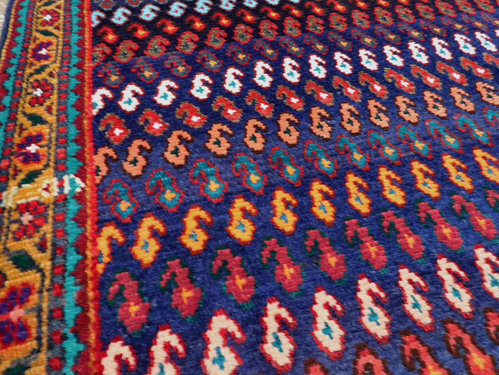 Vintage Persian Hamadan Runner, No.27455 - Staging