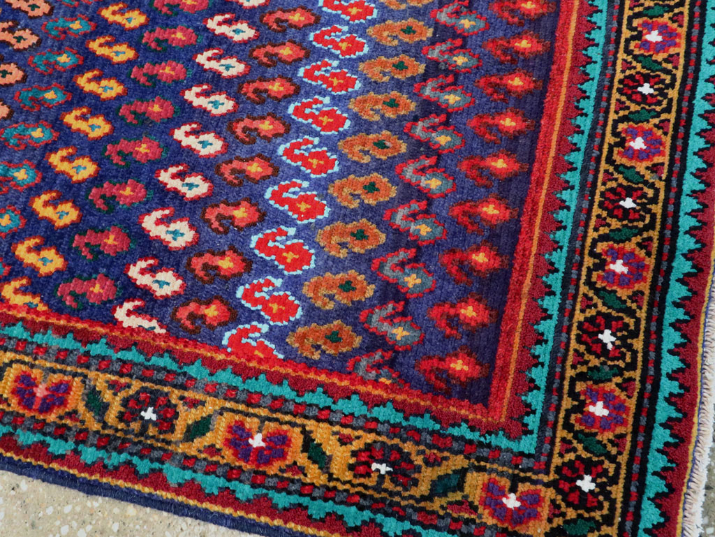 Vintage Persian Hamadan Runner, No.27455 - Staging