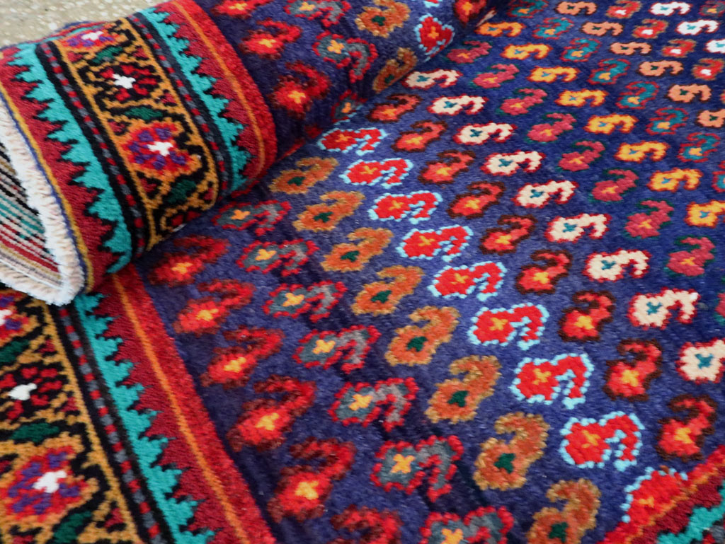 Vintage Persian Hamadan Runner, No.27455 - Staging