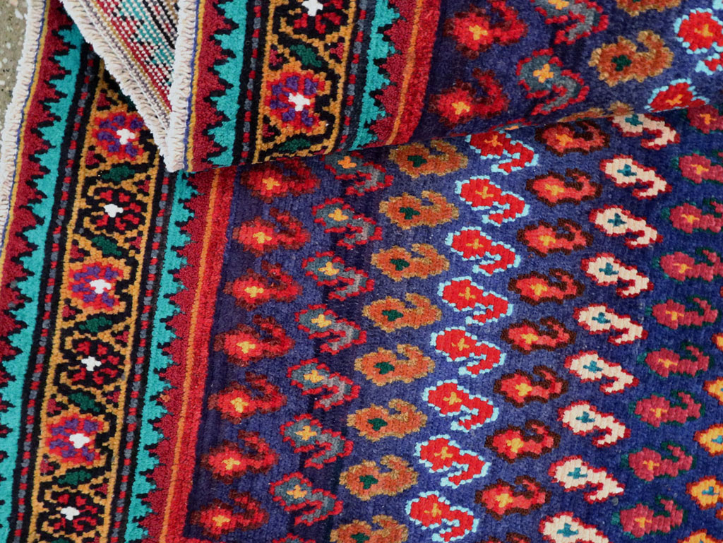 Vintage Persian Hamadan Runner, No.27455 - Staging