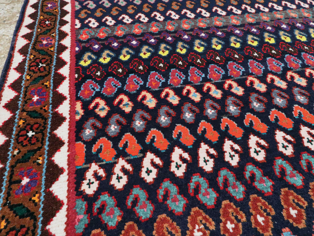 Vintage Persian Hamadan Runner, No.27462 - Staging