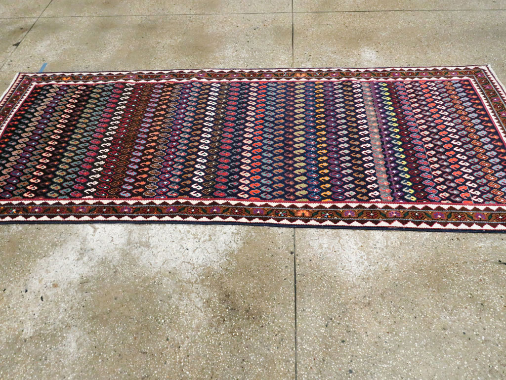 Vintage Persian Hamadan Runner, No.27462 - Staging