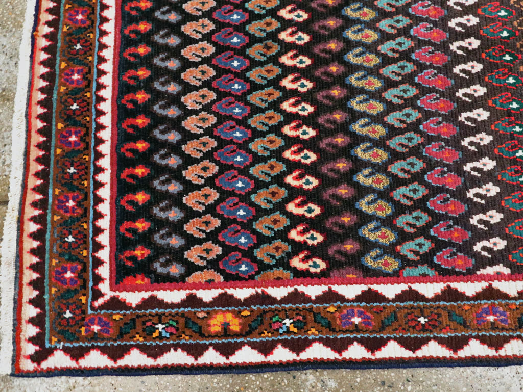 Vintage Persian Hamadan Runner, No.27462 - Staging