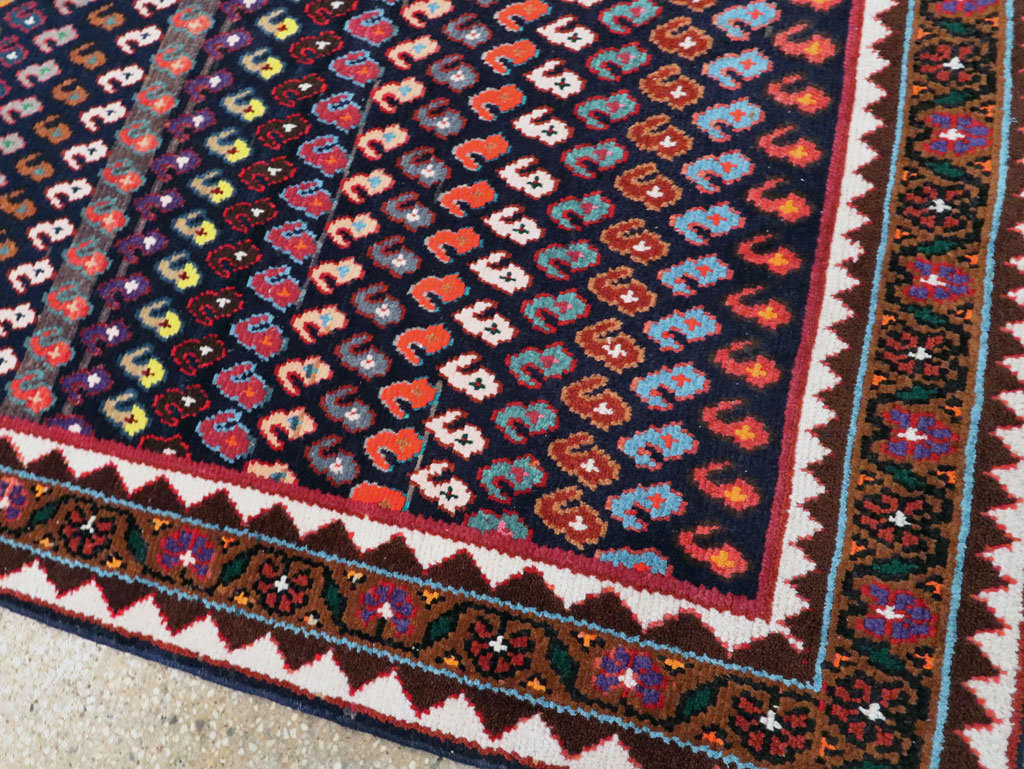 Vintage Persian Hamadan Runner, No.27462 - Staging