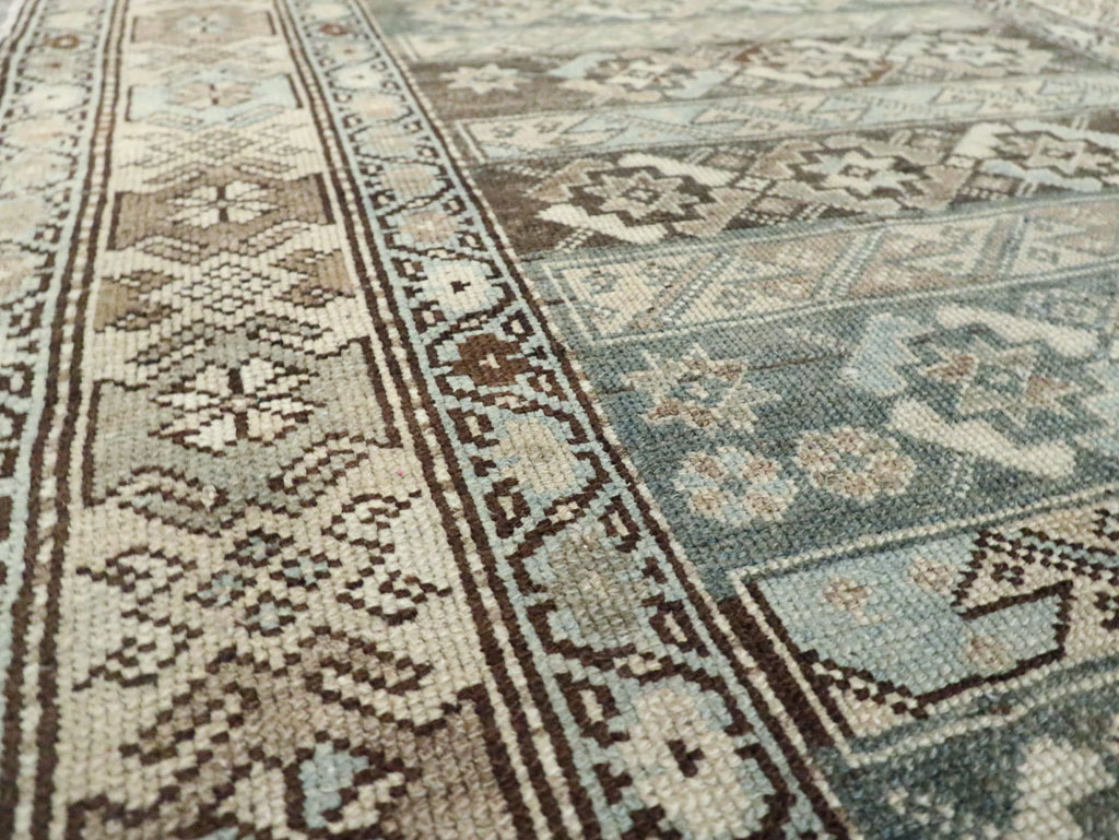 Vintage Persian Malayer Accent Rug, No.27483 - Staging