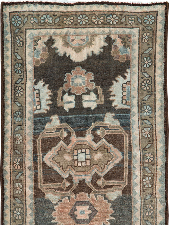 Vintage Persian Malayer Runner, No.27487 - Staging