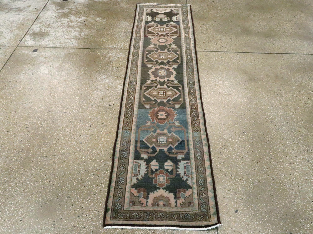 Vintage Persian Malayer Runner, No.27487 - Staging
