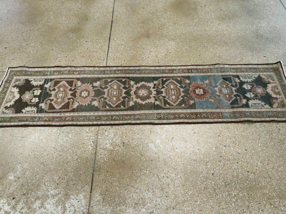 Vintage Persian Malayer Runner, No.27487 - Staging