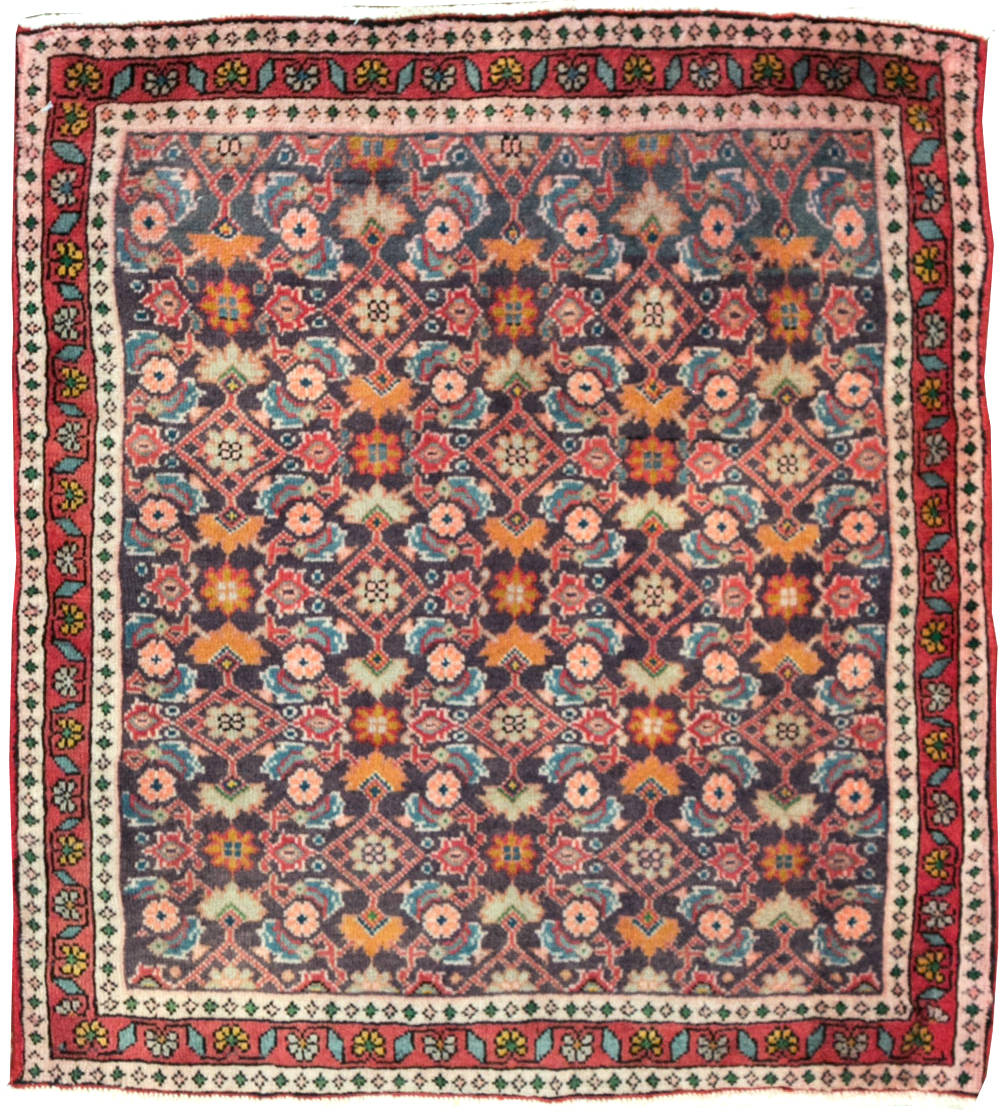 Vintage Persian Tabriz Rug (Pair: 1 of 2), No.27503 - Staging