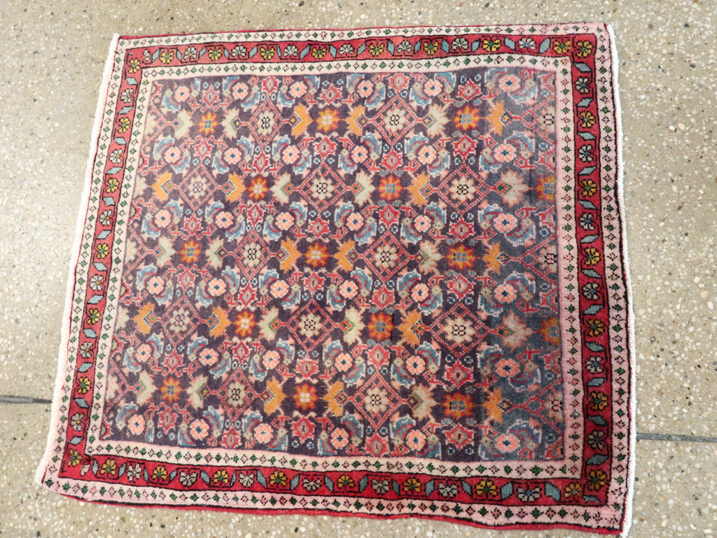 Vintage Persian Tabriz Rug (Pair: 1 of 2), No.27503 - Staging