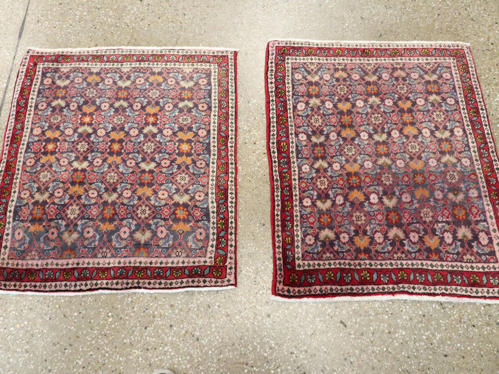 Vintage Persian Tabriz Rug (Pair: 1 of 2), No.27503 - Staging