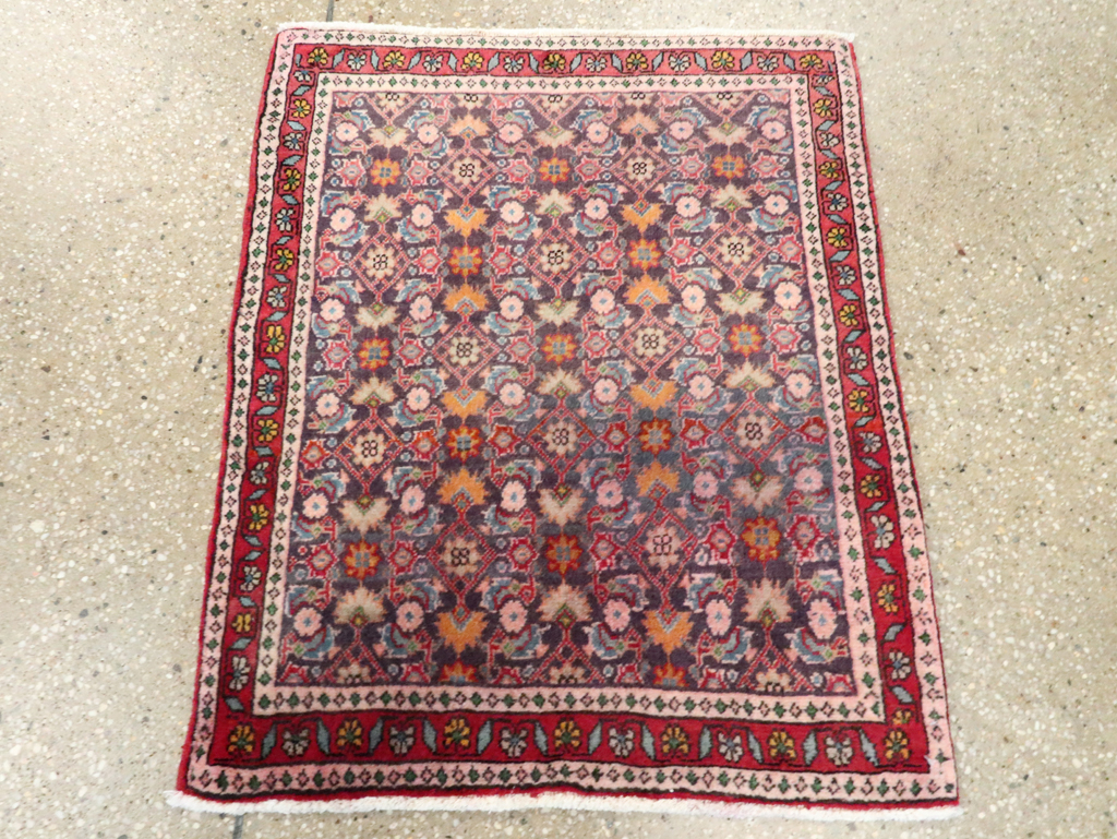Vintage Persian Tabriz Rug (Pair: 2 of 2), No.27504 - Staging