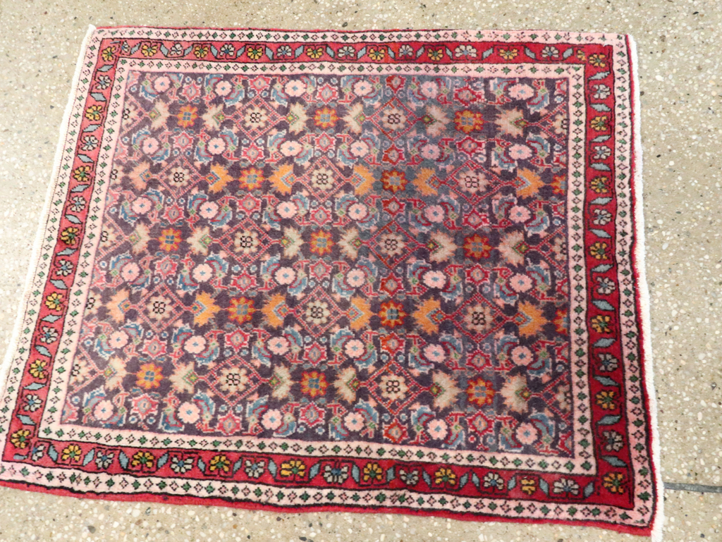 Vintage Persian Tabriz Rug (Pair: 2 of 2), No.27504 - Staging