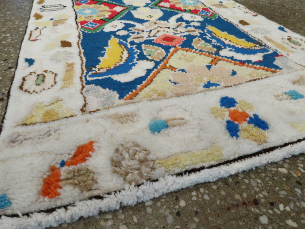 Vintage Persian Mahal Rug (Pair: 1 of 2), No.27512 - Staging