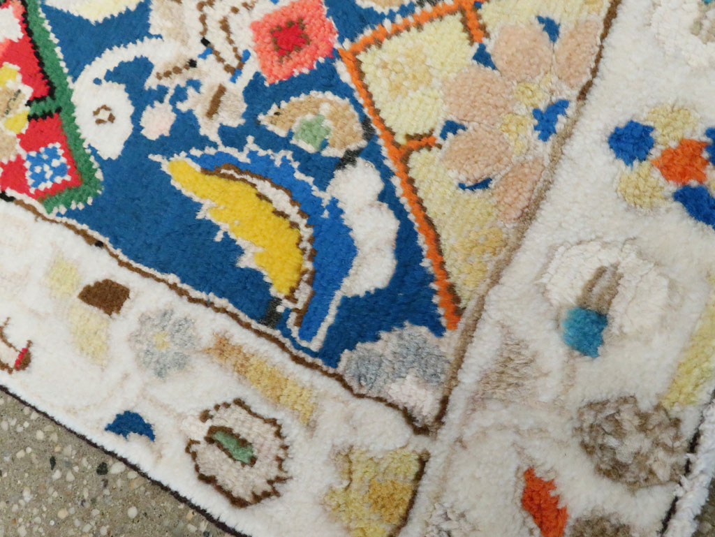 Vintage Persian Mahal Rug (Pair: 1 of 2), No.27512 - Staging