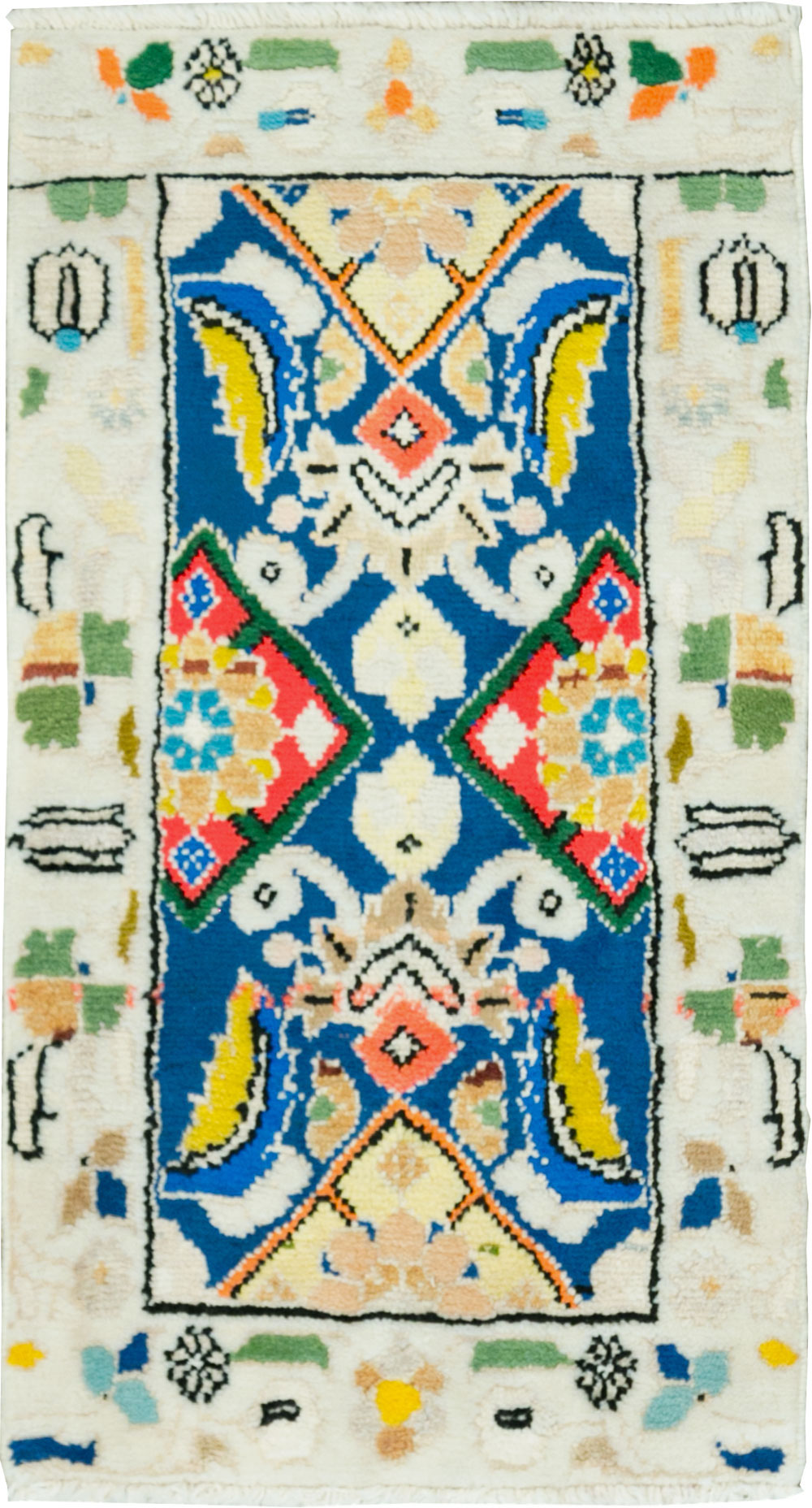 Vintage Persian Mahal Rug (Pair: 2 of 2), No.27513 - Staging