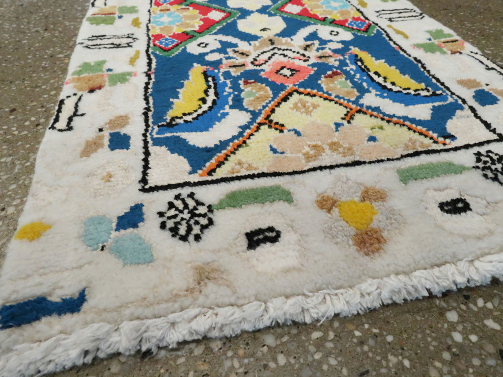 Vintage Persian Mahal Rug (Pair: 2 of 2), No.27513 - Staging