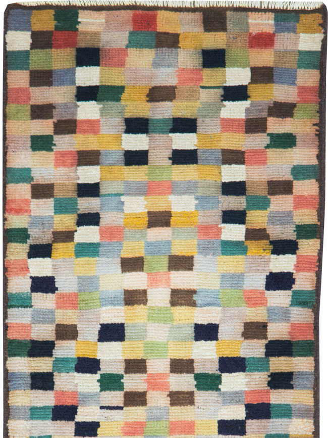 Vintage Persian Mahal Runner, No.27517 - Staging