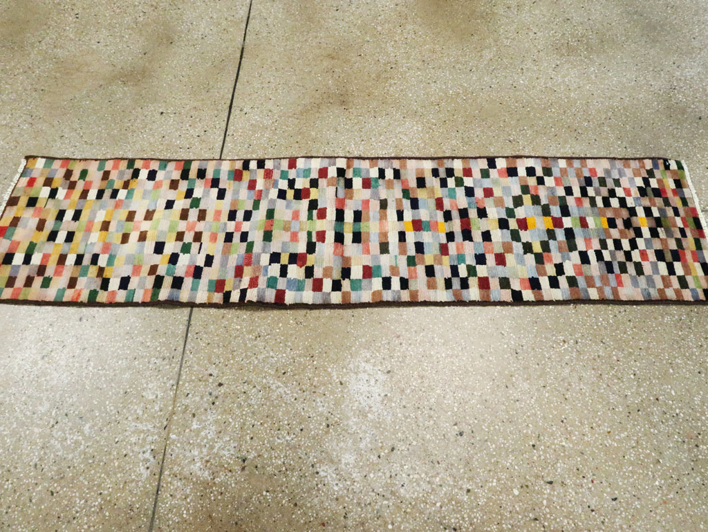 Vintage Persian Mahal Runner, No.27517 - Staging