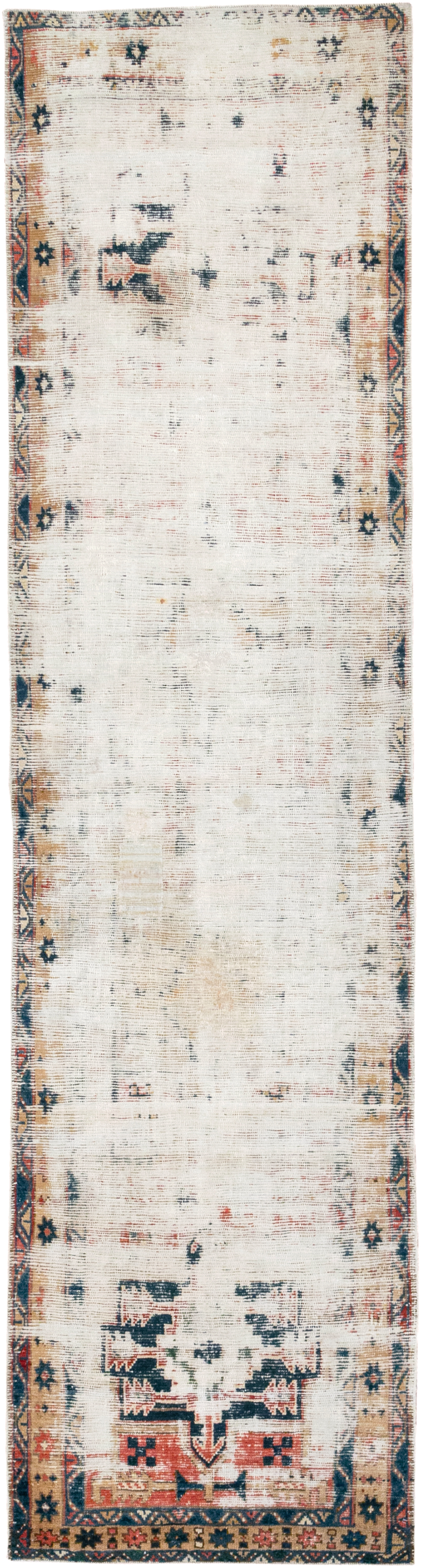 Vintage Persian Karajeh Runner, No.27518 - Staging