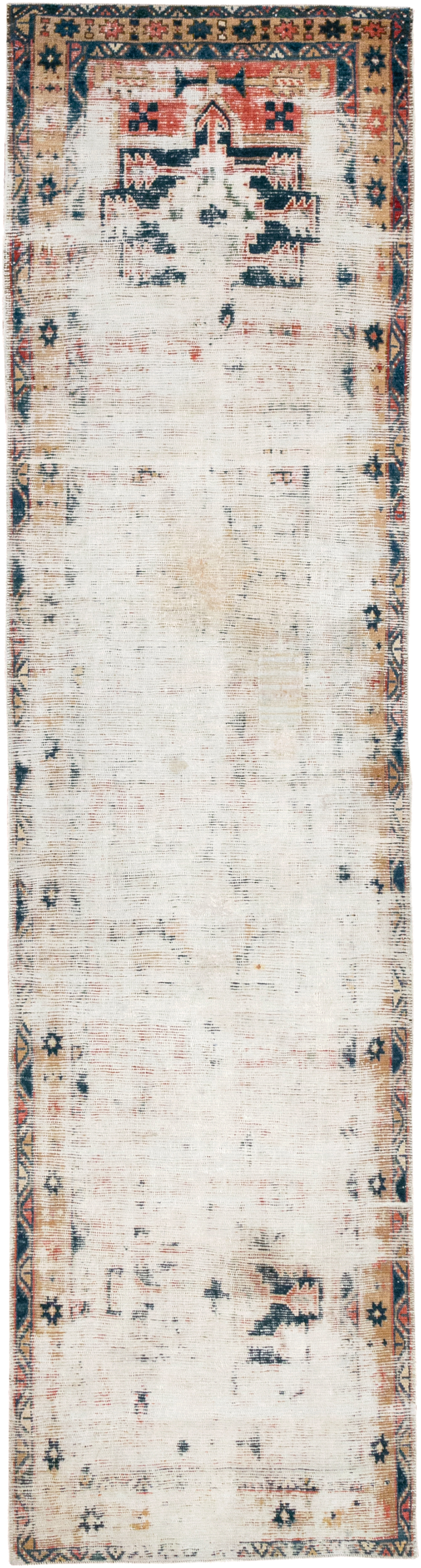 Vintage Persian Karajeh Runner, No.27518 - Staging