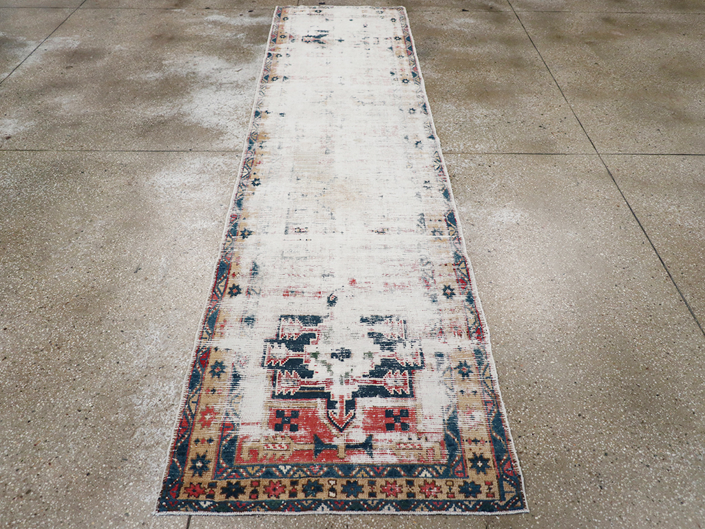 Vintage Persian Karajeh Runner, No.27518 - Staging