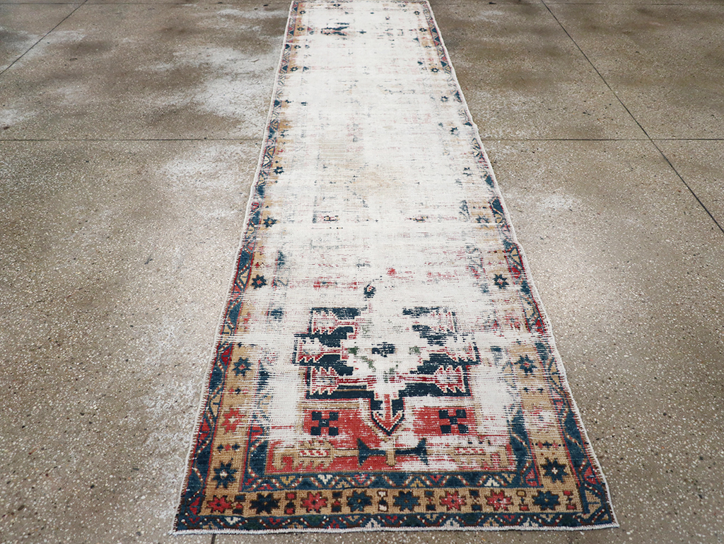 Vintage Persian Karajeh Runner, No.27518 - Staging