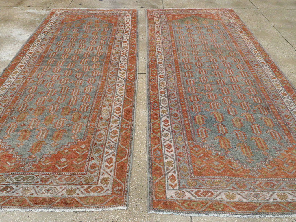 Antique Persian Malayer Runner (Pair: 2 of 2), No.27530 - Staging