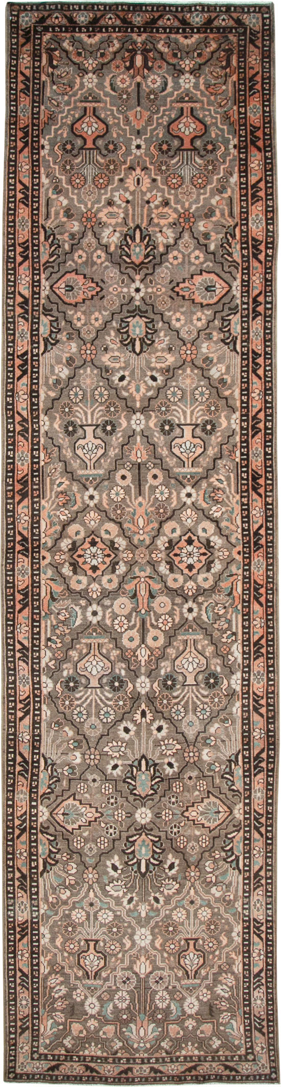 Vintage Persian Malayer Runner, No.27531 - Staging