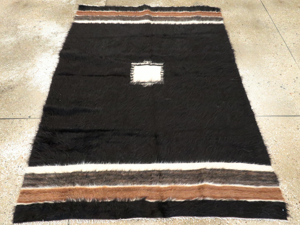 Vintage Turkish Mohair Accent Rug, No.27540 - Staging