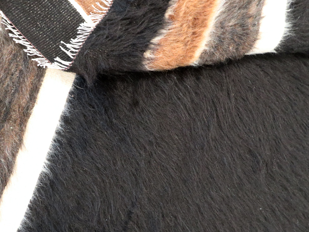 Vintage Turkish Mohair Accent Rug, No.27540 - Staging