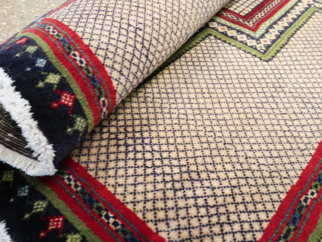 Vintage Persian Hamadan Rug, No.27541 - Staging