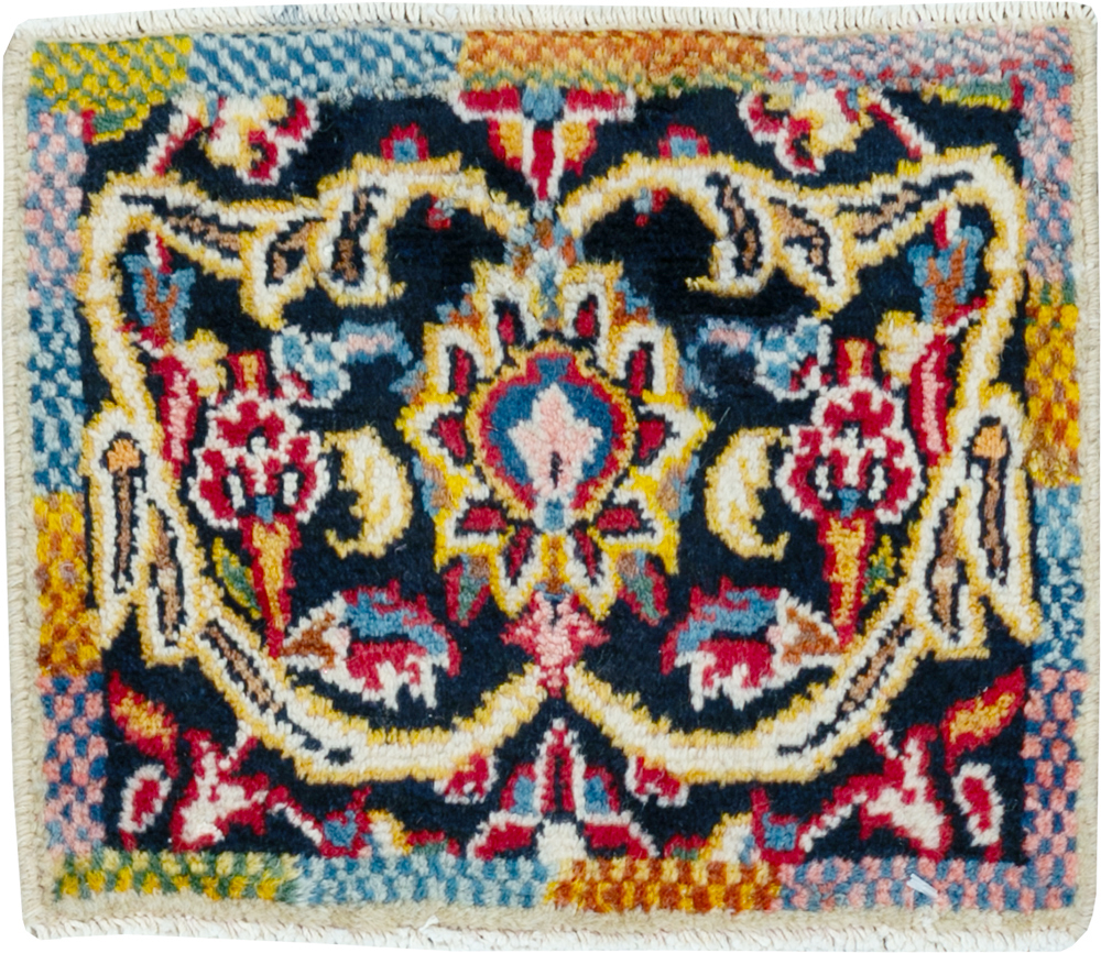 Vintage Persian Tabriz Rug, No.27553 - Staging