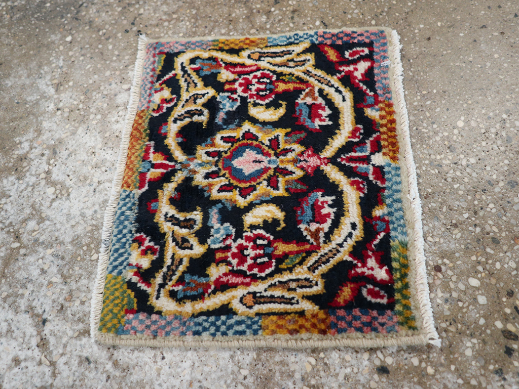 Vintage Persian Tabriz Rug, No.27553 - Staging