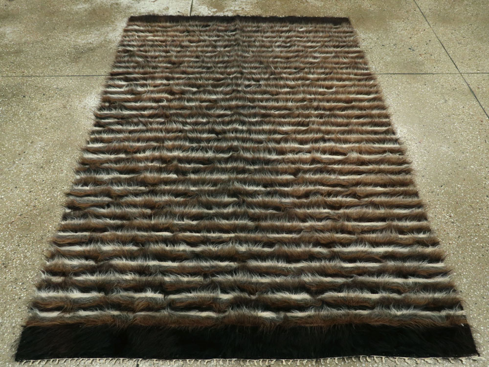 Vintage Mohair Rug, No.27568 - Staging