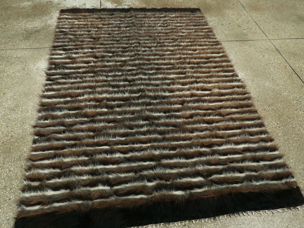 Vintage Mohair Rug, No.27568 - Staging