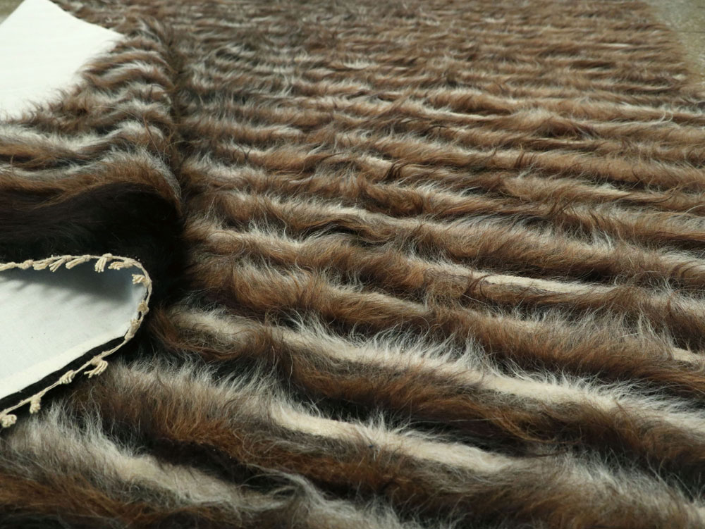 Vintage Mohair Rug, No.27568 - Staging