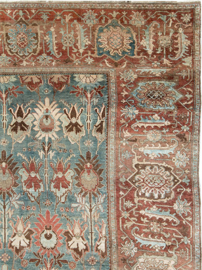 Antique Persian Bidjar Carpet, No.27571 - Staging