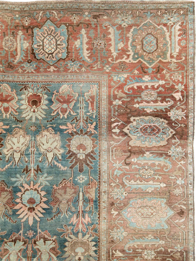 Antique Persian Bidjar Carpet, No.27571 - Staging